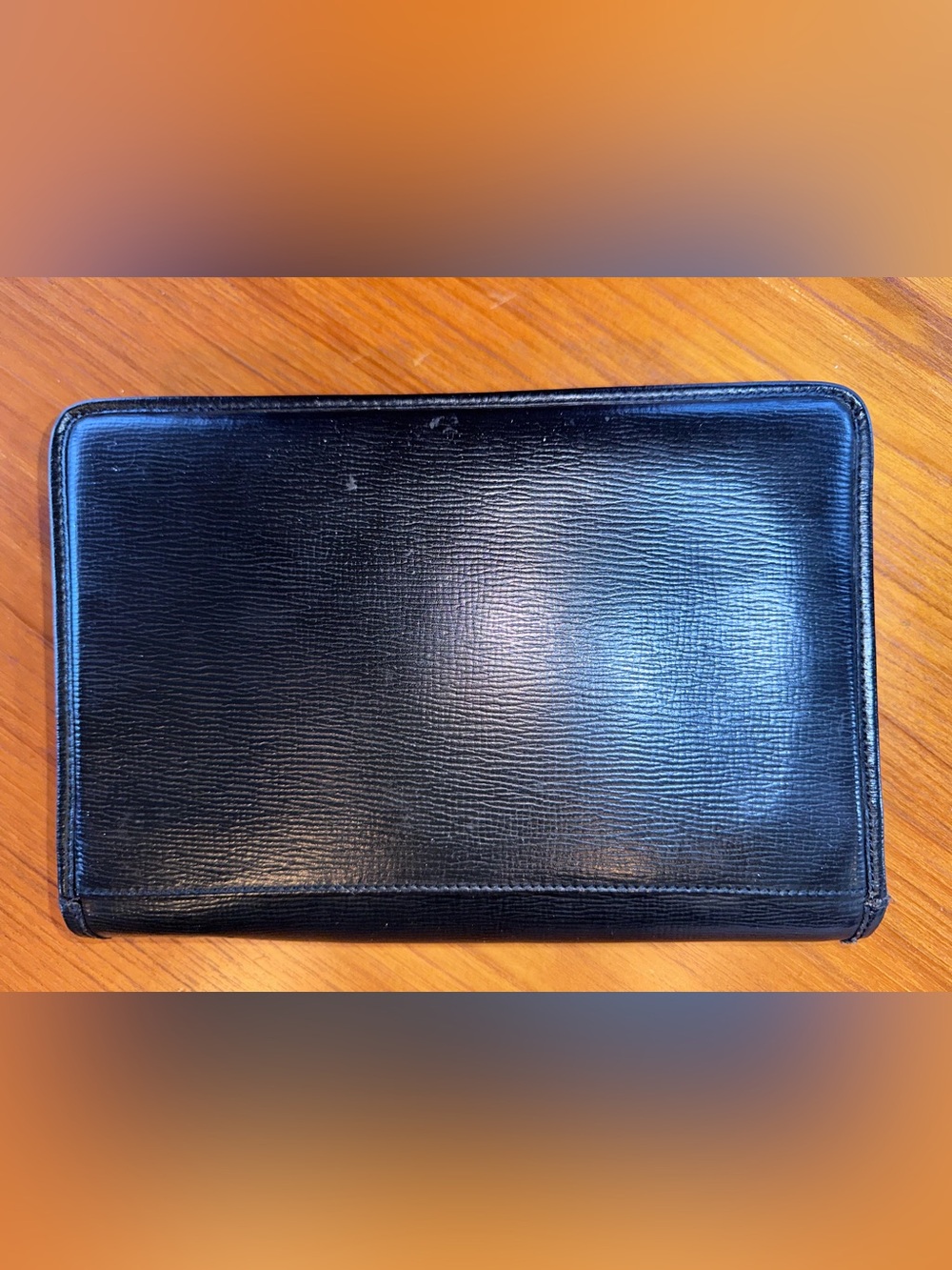 Céline Paris | Black Leather Triomphe Clutch Wristlet | Collector | Vintage - Picture 11 of 15